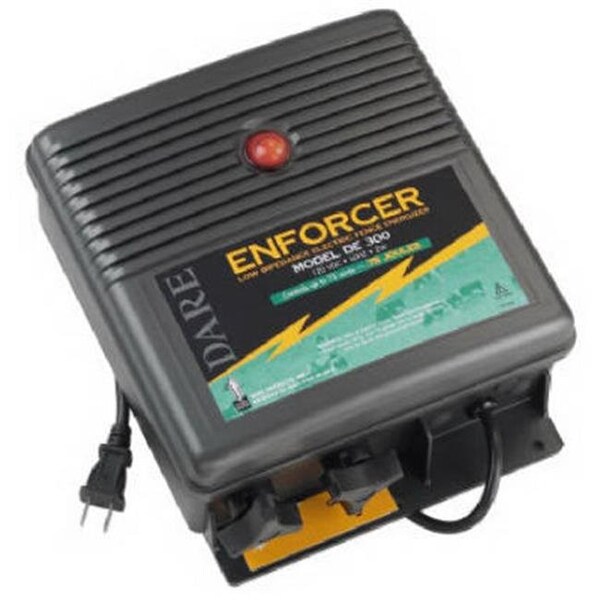 Dare Products DE 300 110 Volts Fence Energizer Plug In; Low Impedance - 0.75 Joule Output 723767 - main